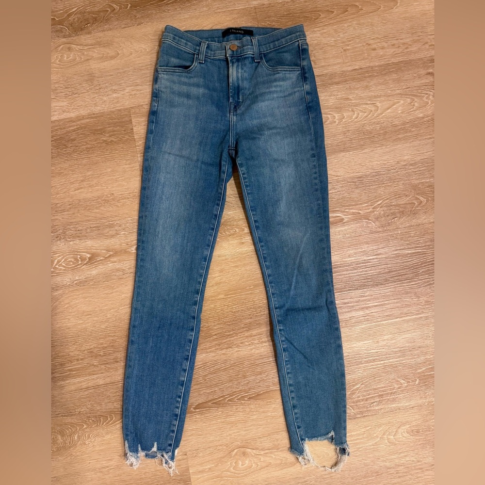 J Brand Alana True Love Destruct High-Rise Jean size 25